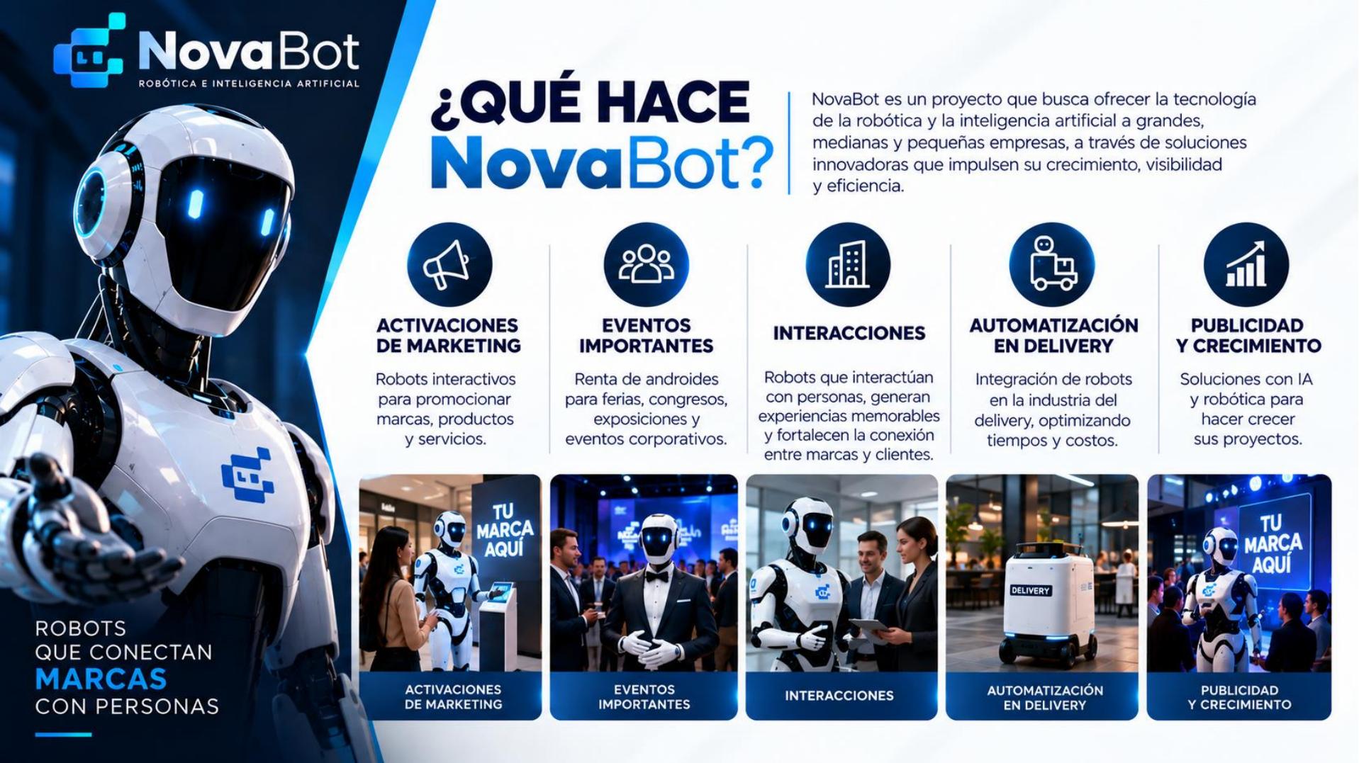 Modelos de robots NovaBot